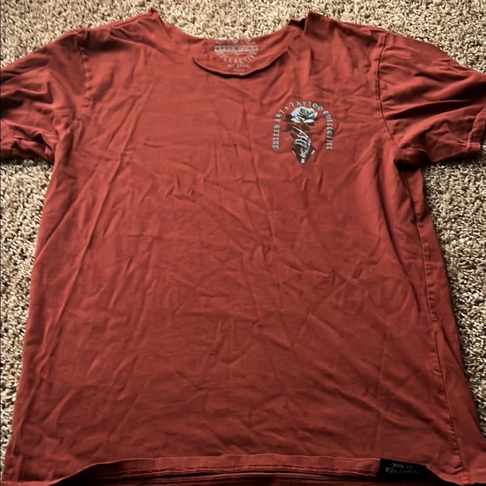 Rust Red Graphic T-Shirt